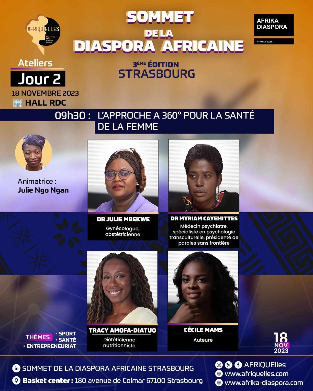 17-18 Nov 2023 – Sommet de la diaspora africaine